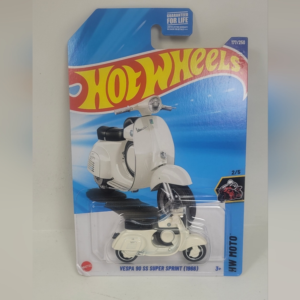 White Hot Wheels Scooter Toy Cars & Vehicles